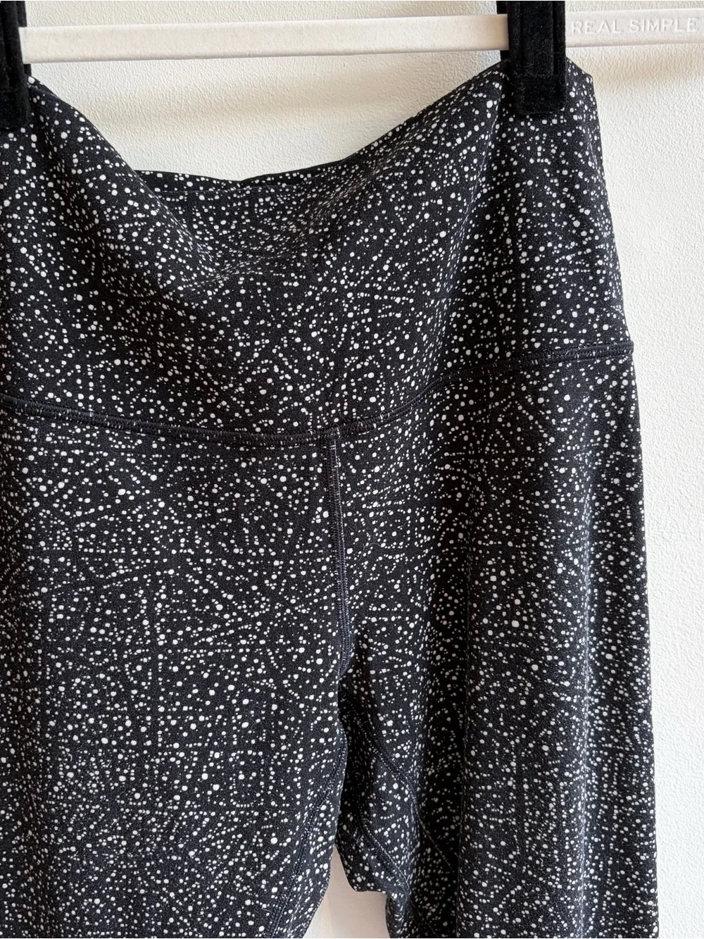 lululemon athletica Black with White Speckle Leggings